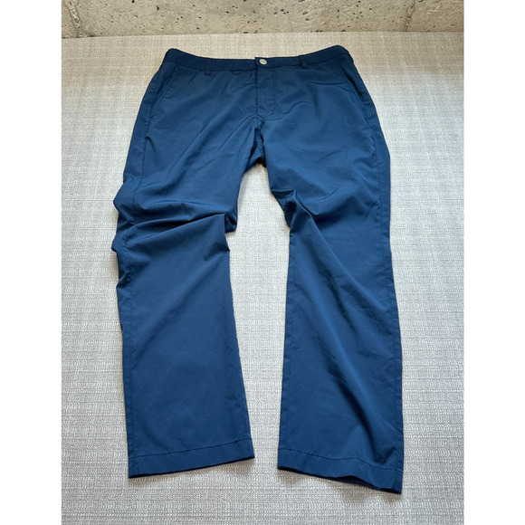 Bonobos Golf Pants Men 35x30 Tailored Blue Performance Chino Lightweight Comfort - Picture 1 of 9